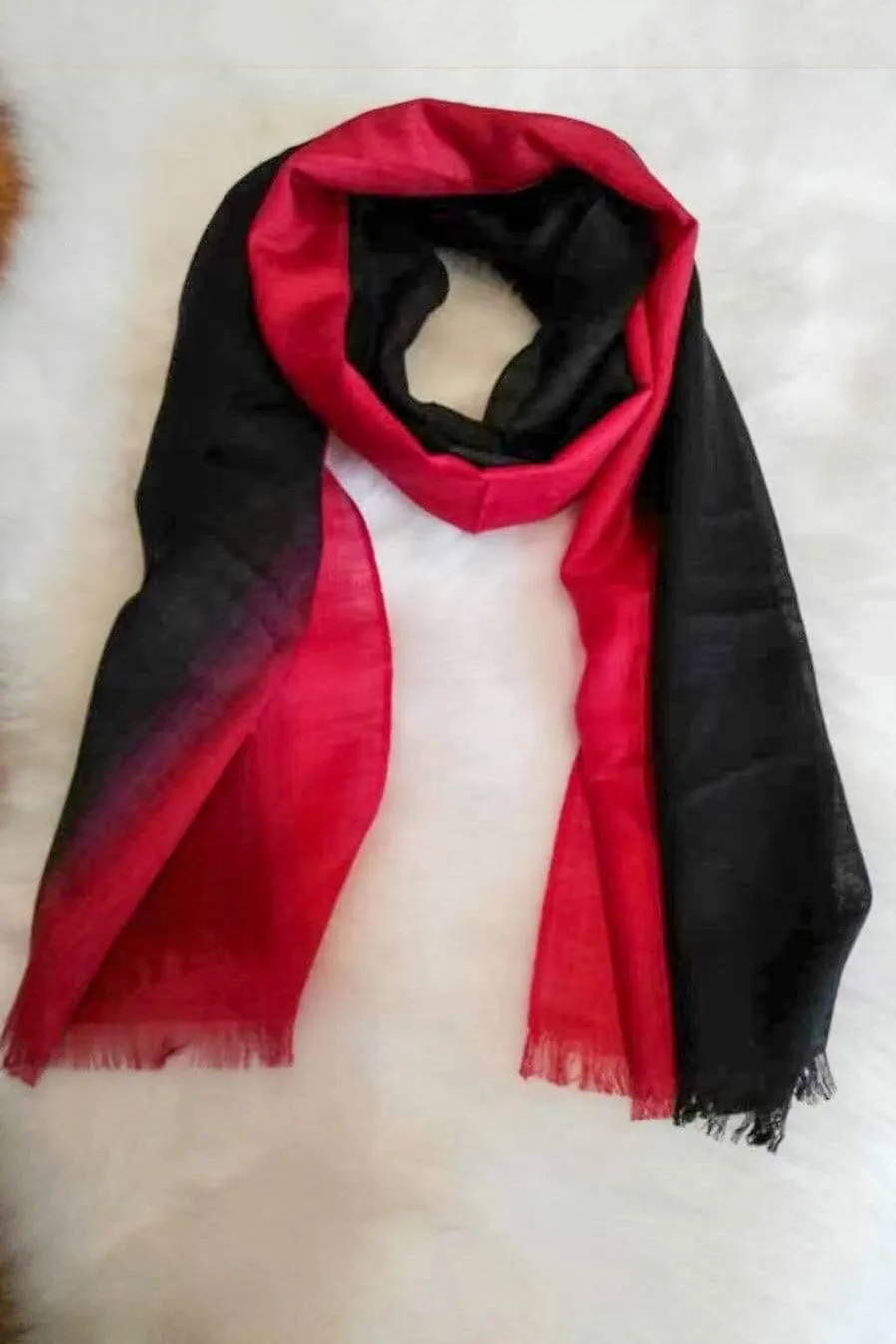 Lady's 50% Cashmere & 50% Silk Scarf