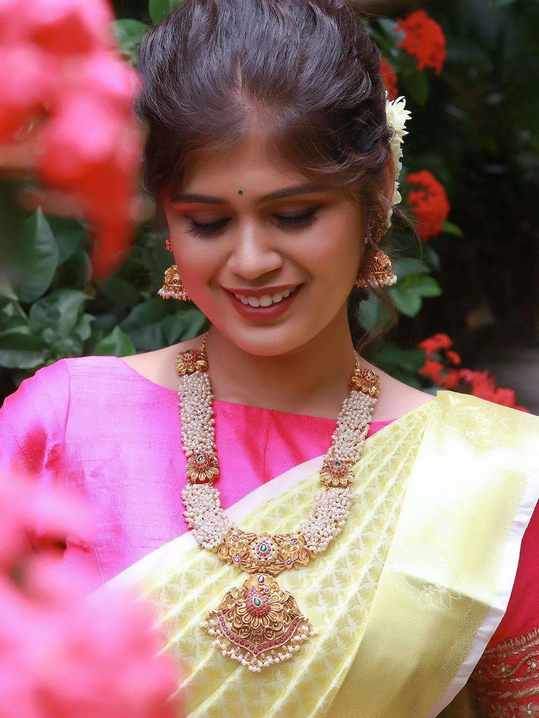 Lakshmi Gutta Pusalu Haram Jewellery Set