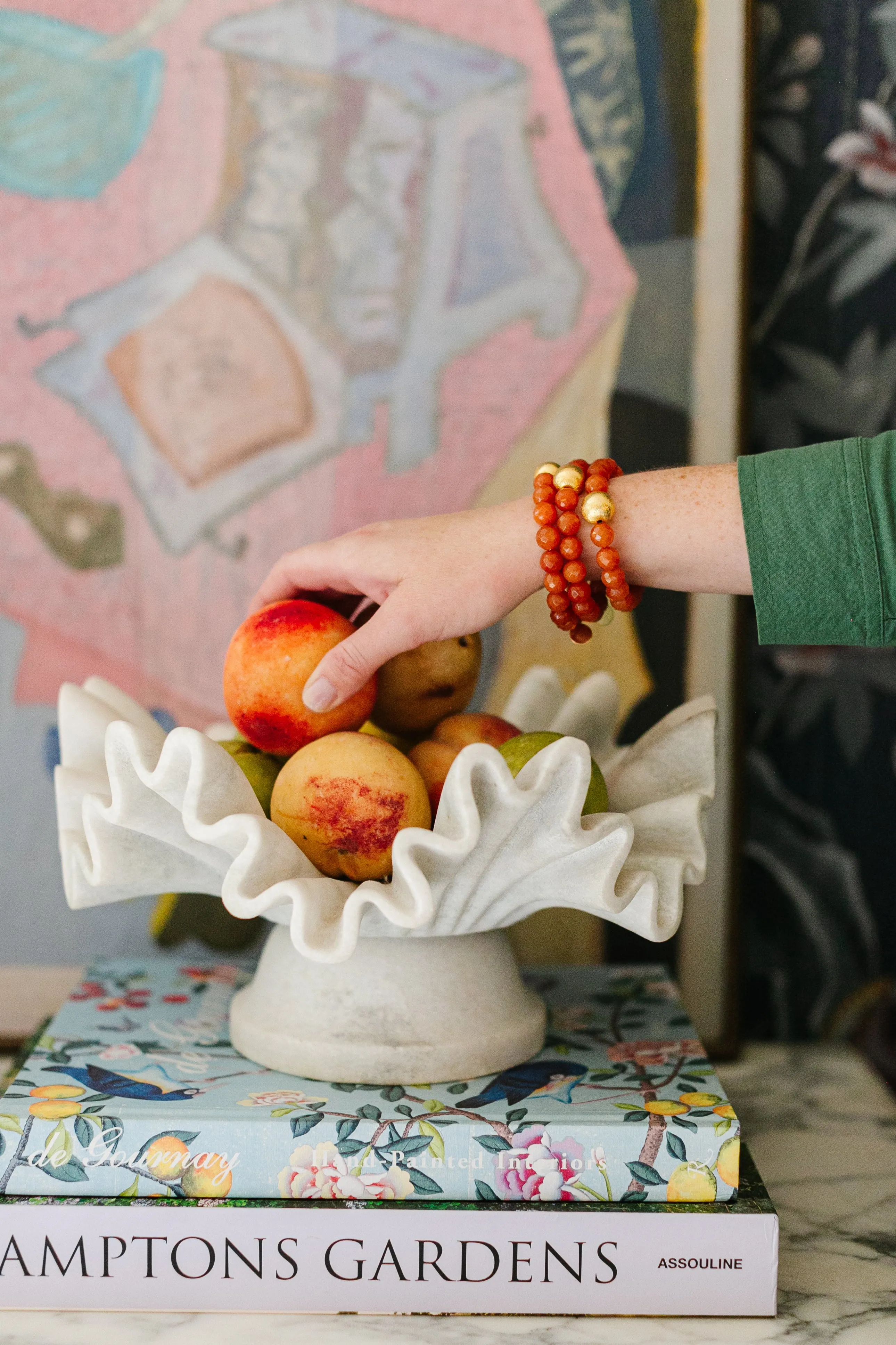 Lauren Orange Bracelet