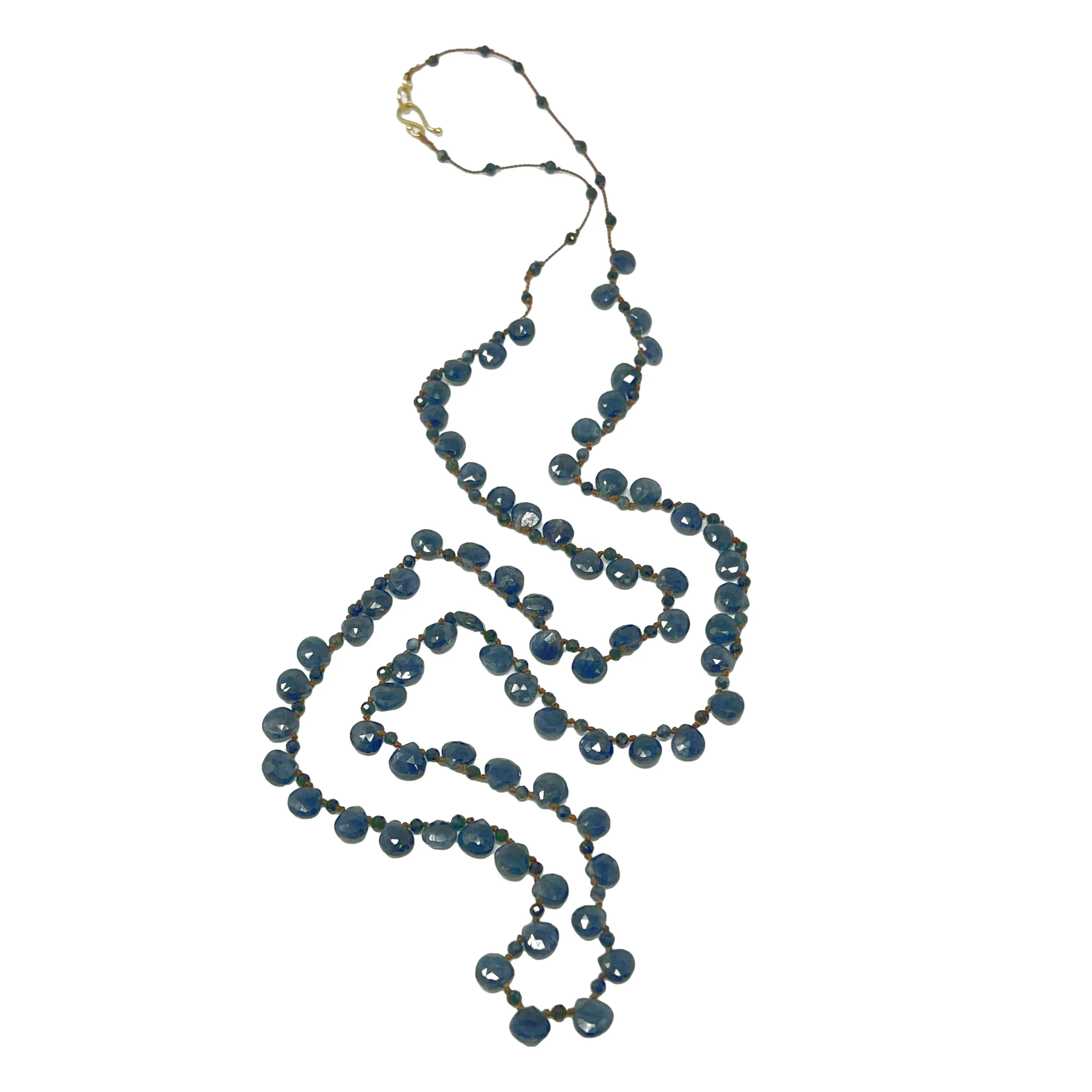 Lena Skadegard Sapphire Petal Necklace