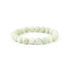 Light Jade Beaded Bracelet