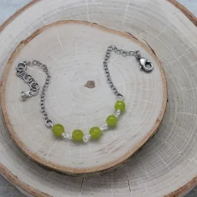 Lime Jade Bracelet