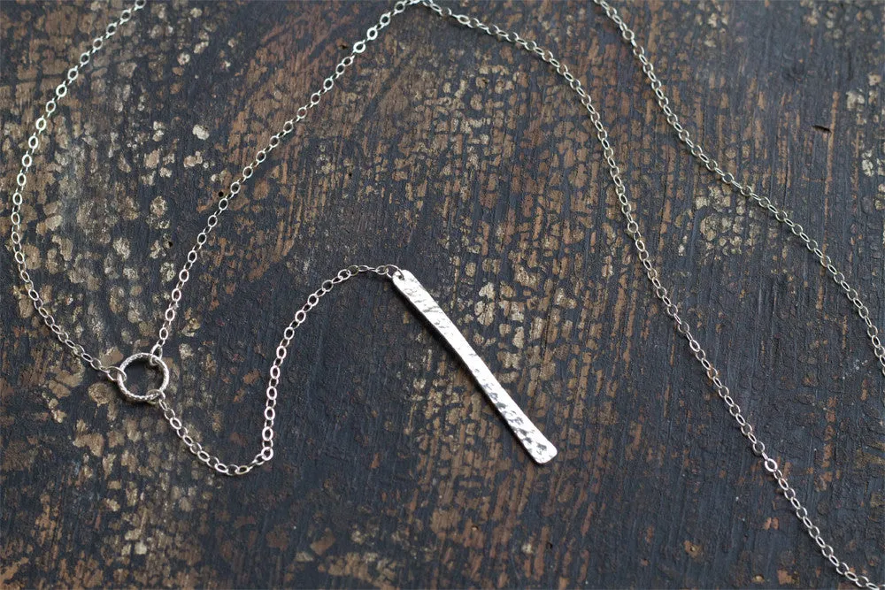 Long Lariat Bar Necklace