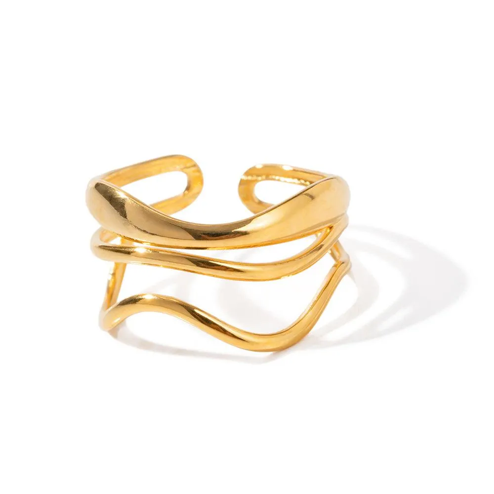 Margazhi Layered Resizable Ring