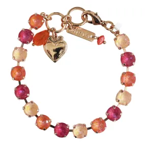 Mariana "Dreamsicle" Rose Gold Plated Sun-Kissed Must-Have Everyday Crystal Tennis Bracelet, 4252 160-1rg