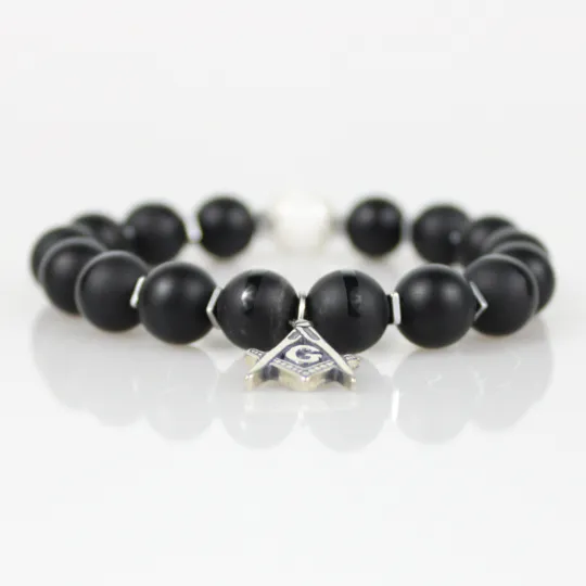 Masonic Stackable Bead Bracelet Set