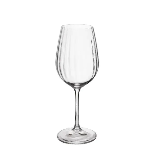 Mikasa Treviso 4-Piece Crystal White Wine Glass Set, 350ml