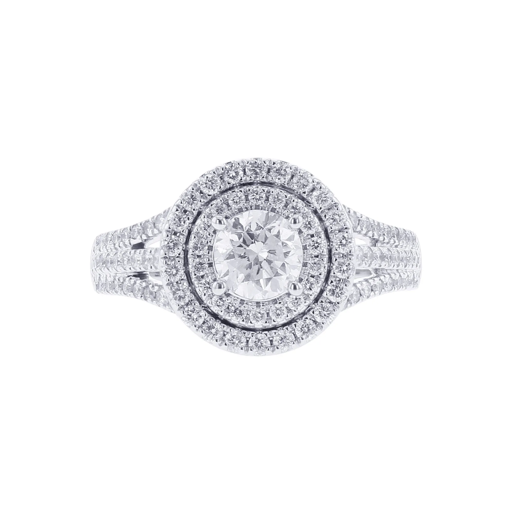 Millie Round Double Halo Ready for Love Diamond Engagement Ring