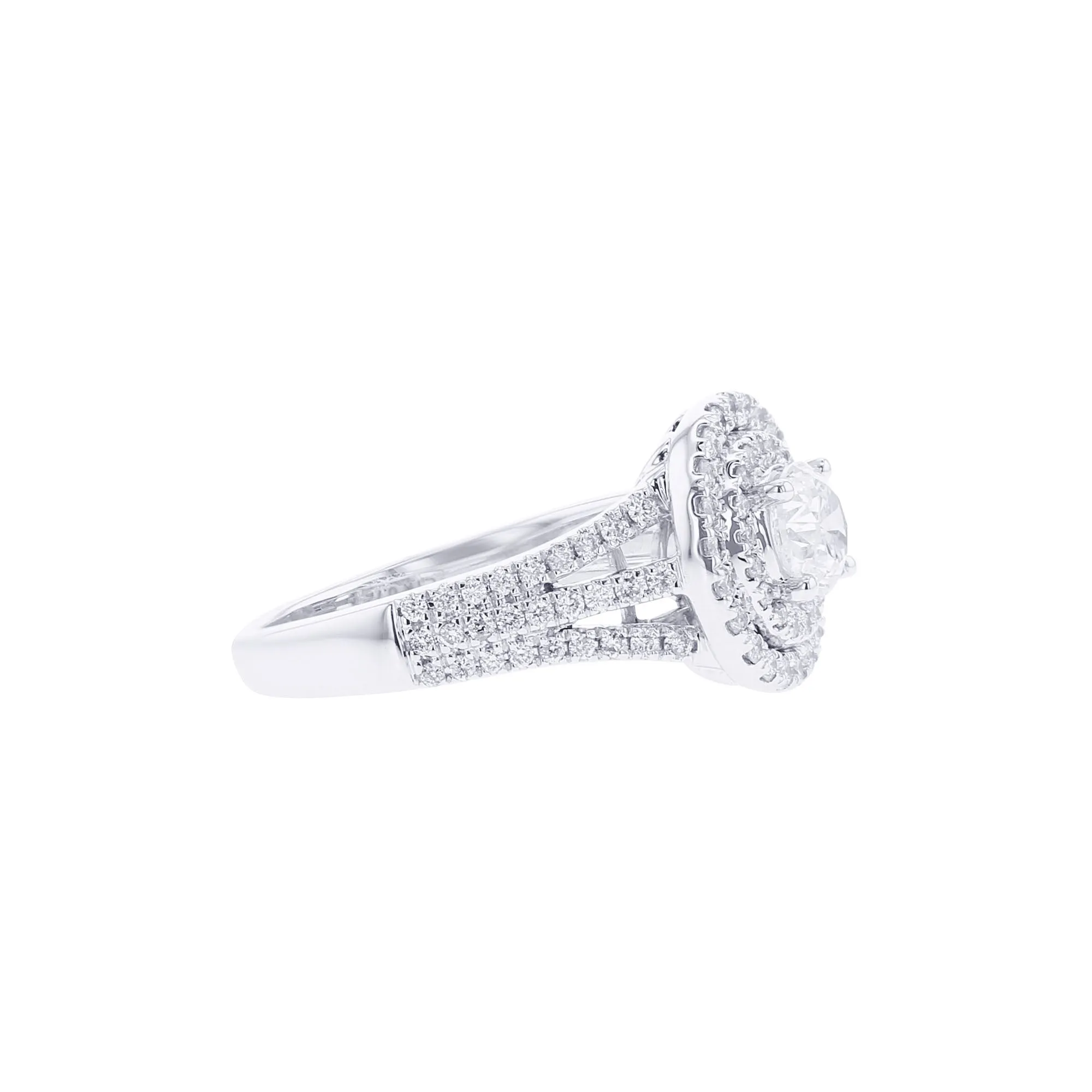 Millie Round Double Halo Ready for Love Diamond Engagement Ring