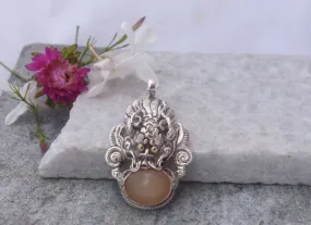 Moonstone Sterling Silver Pendant