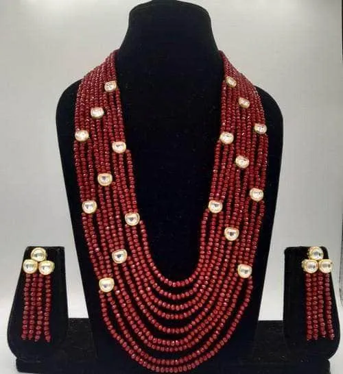 Multi Kundan Dot Onex Set