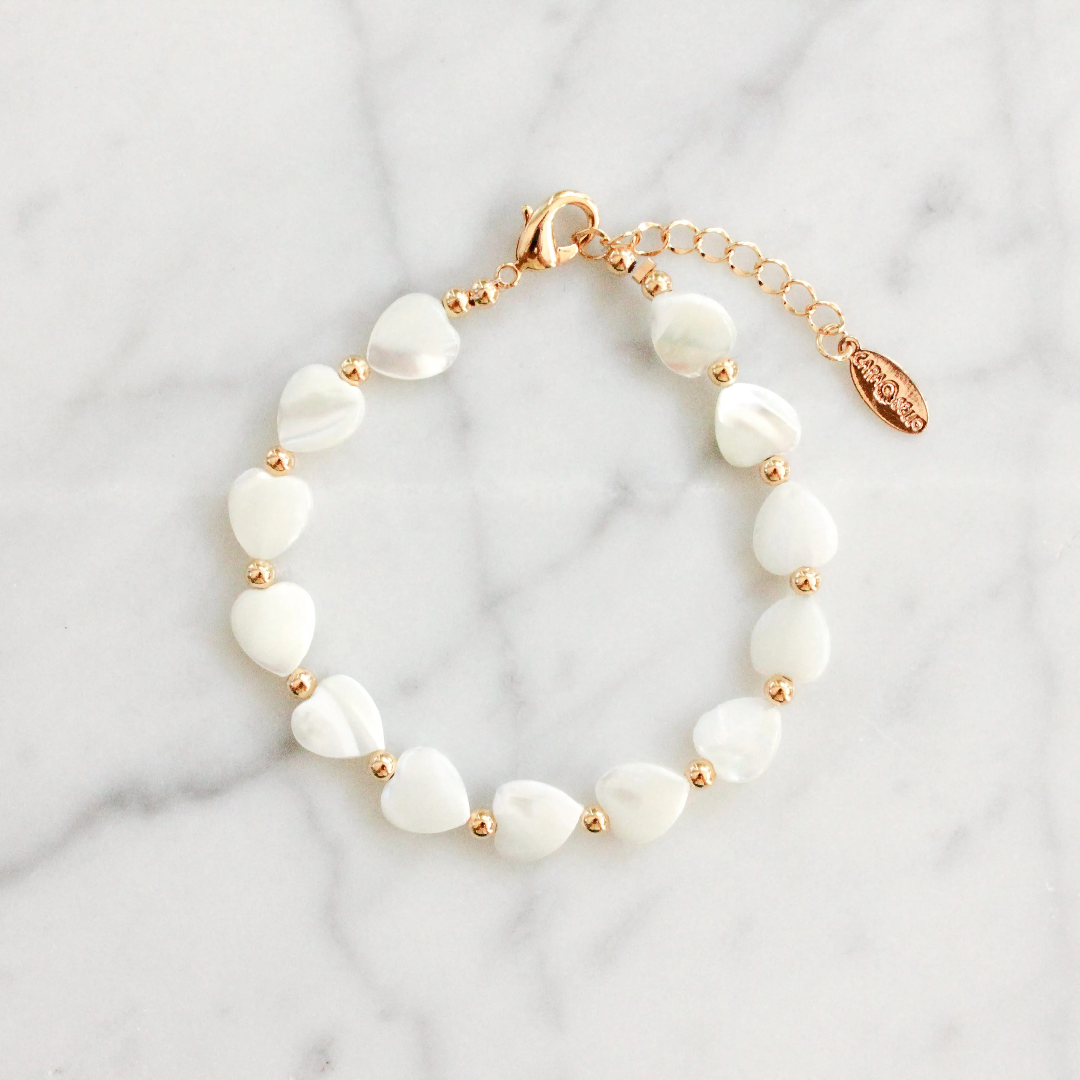 Nacre Heart Bracelet