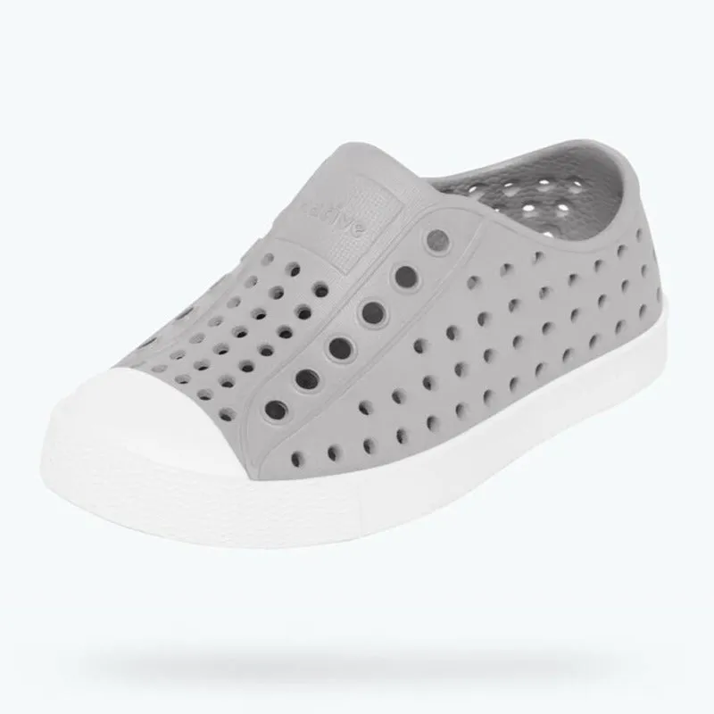 Native Shoes Pigeon Grey/Shell White Toddler Jefferson Shoe