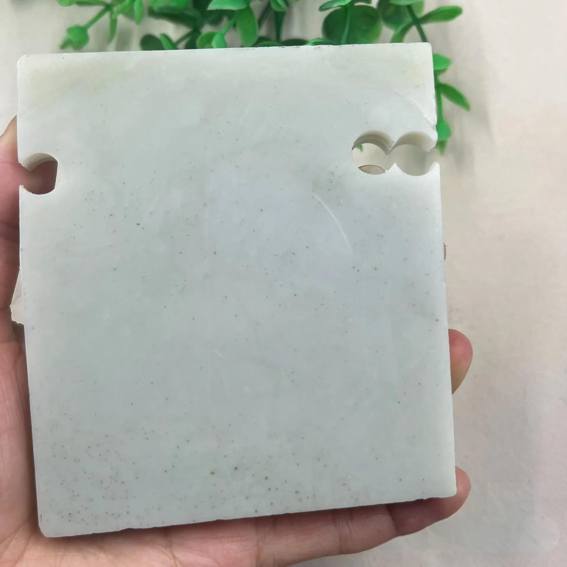 Natural Hetian Jade Rough Nephrite Raw (228g,9.8X8.7X0.9cm)