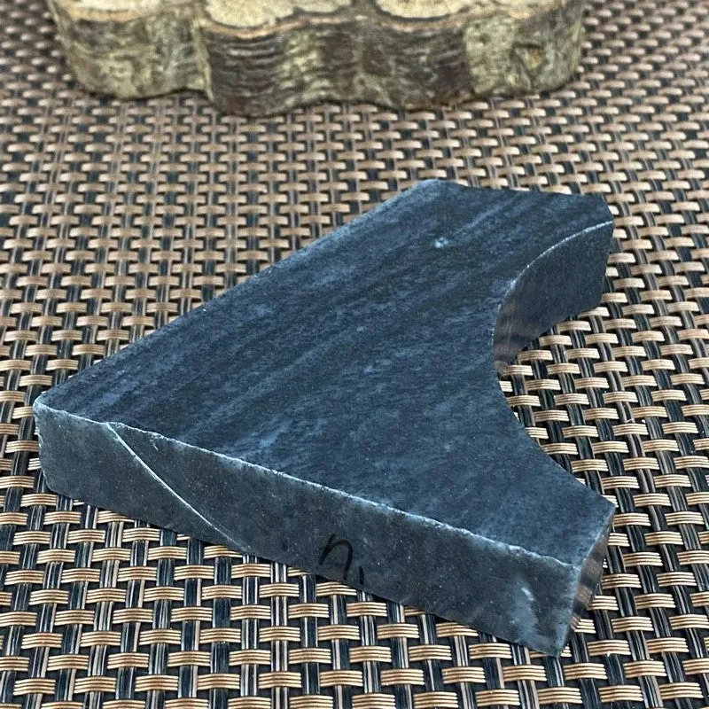 Natural Hetian Jade Rough Nephrite Raw (255g,9.1X8.5X1.8cm)