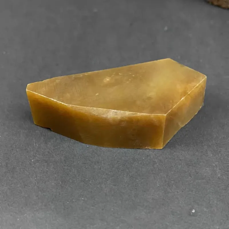 Natural Hetian Jade Rough Nephrite Raw (29g,5.1X2.3X1.2cm)