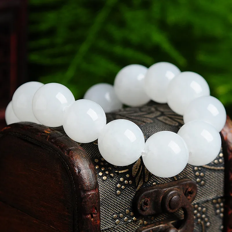 Natural Jade Bracelet Nephrite Bracelet BT143