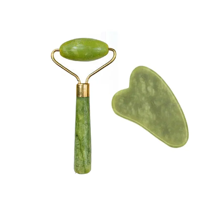 Natural Jade Face Massager Gua Sha Stone Face  Guasha Masaje Facial Board Acupoint Eye Care SPA Massager Tool massage visage