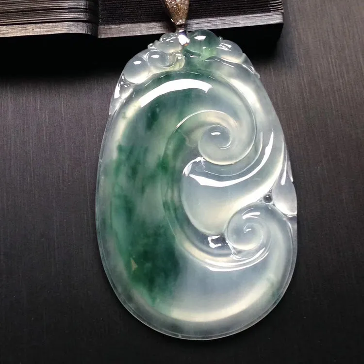 Natural Jade Pendant Jadeite Ruyi Pendant PT287