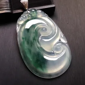 Natural Jade Pendant Jadeite Ruyi Pendant PT287