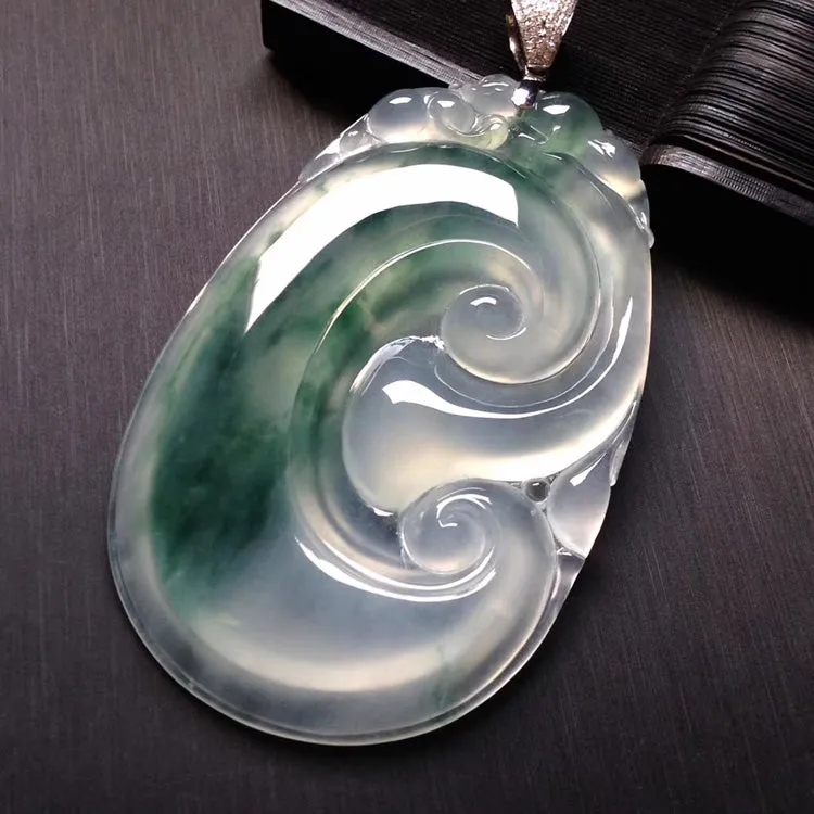 Natural Jade Pendant Jadeite Ruyi Pendant PT287