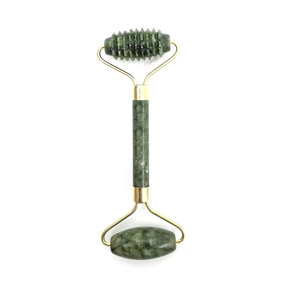 Natural Jade Roller Massager for Face Roller Gua Sha Jade Stone Face Massager Anti-wrinkle Lift Facial Beauty Skin Care Tools