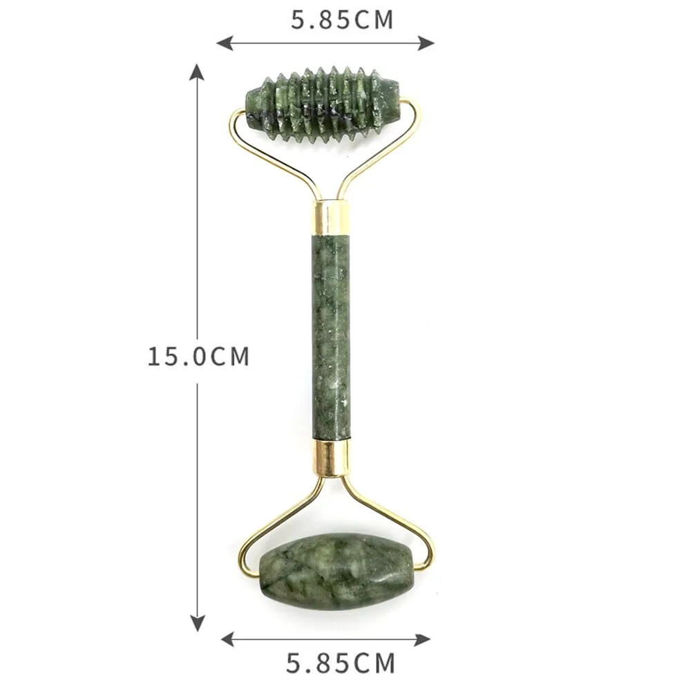 Natural Jade Roller Massager for Face Roller Gua Sha Jade Stone Face Massager Anti-wrinkle Lift Facial Beauty Skin Care Tools