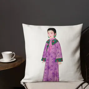 Noblewoman - Qing Dynasty Fashion Pillow