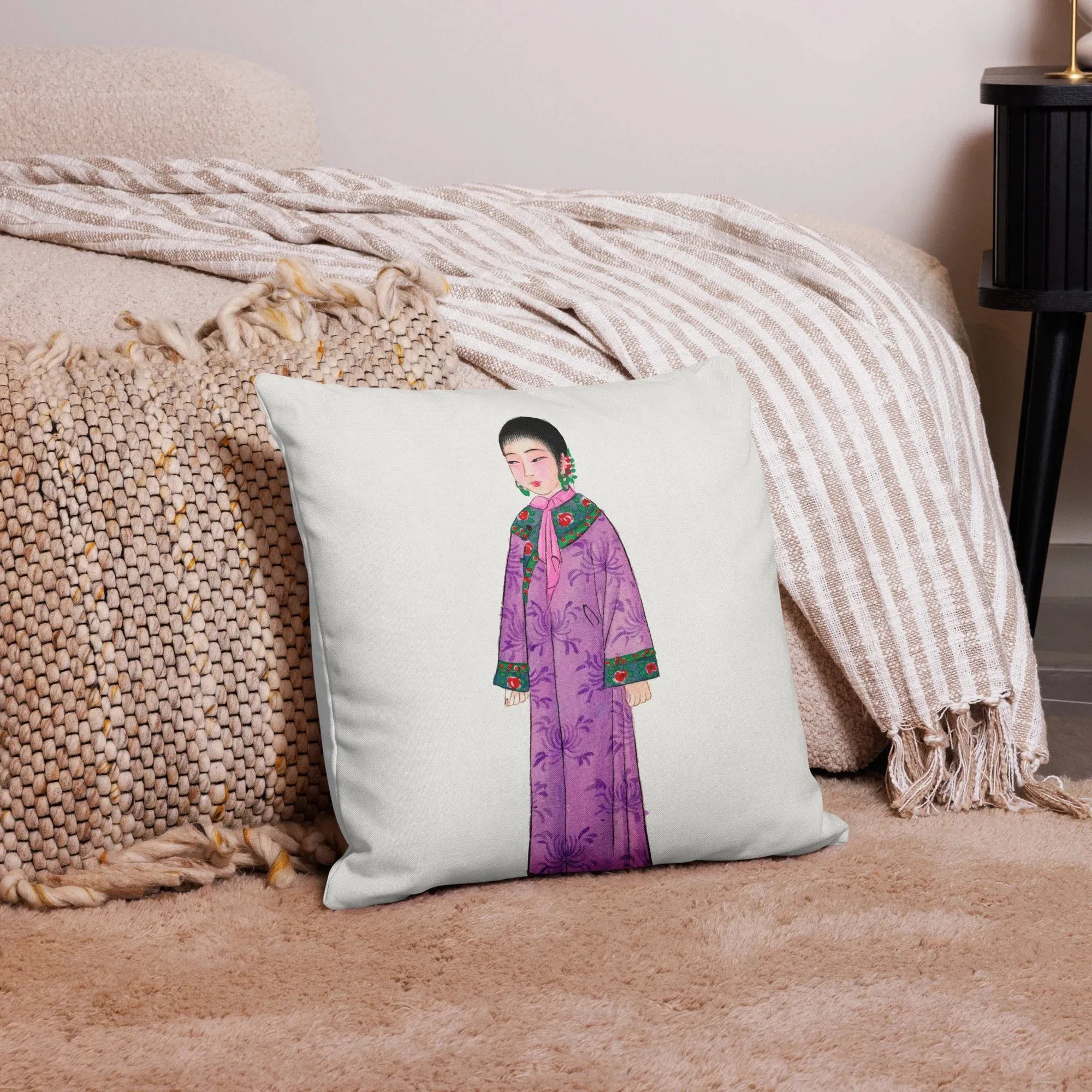 Noblewoman - Qing Dynasty Fashion Pillow