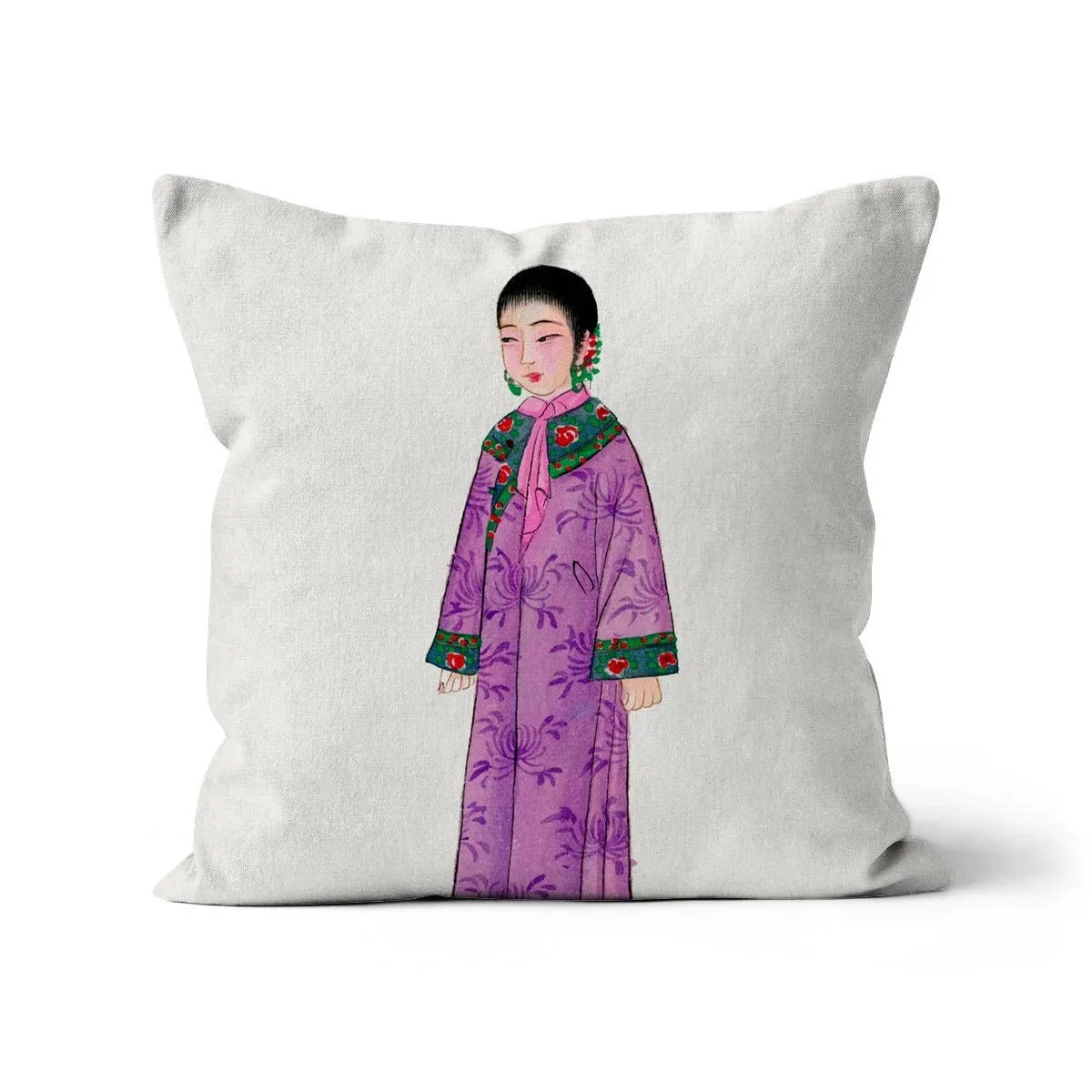 Noblewoman - Qing Dynasty Fashion Pillow