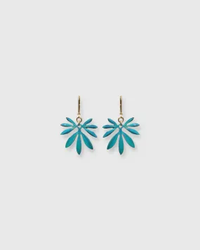 Ocean Bambu Earrings in Blue/Green