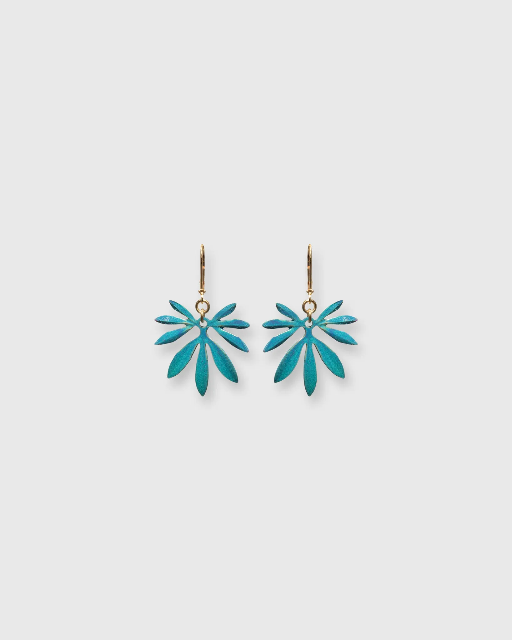 Ocean Bambu Earrings in Blue/Green