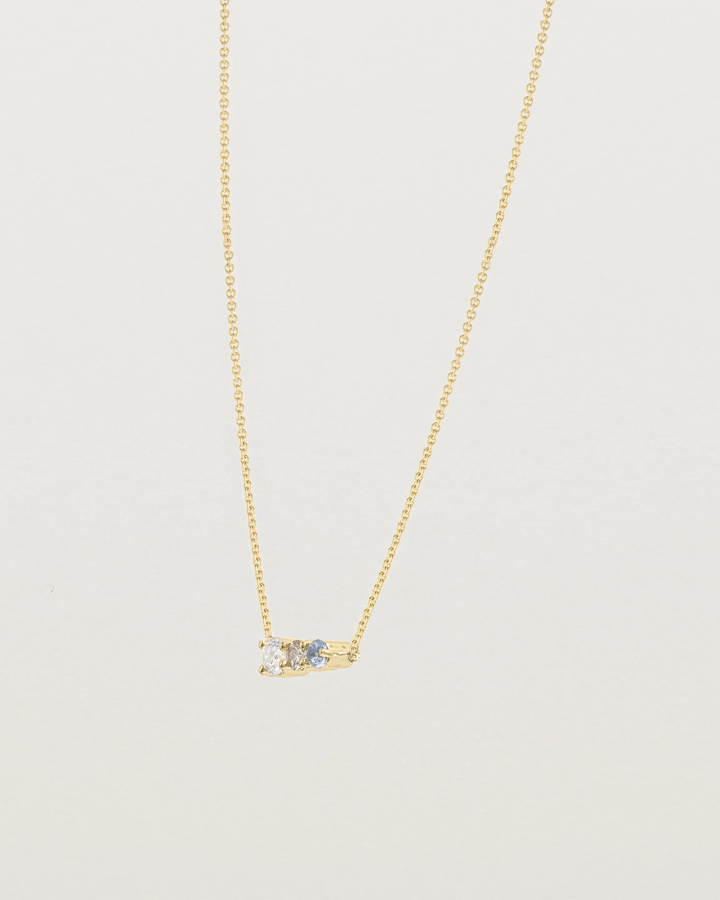 Ode Necklace | Diamonds & Ceylon Sapphire