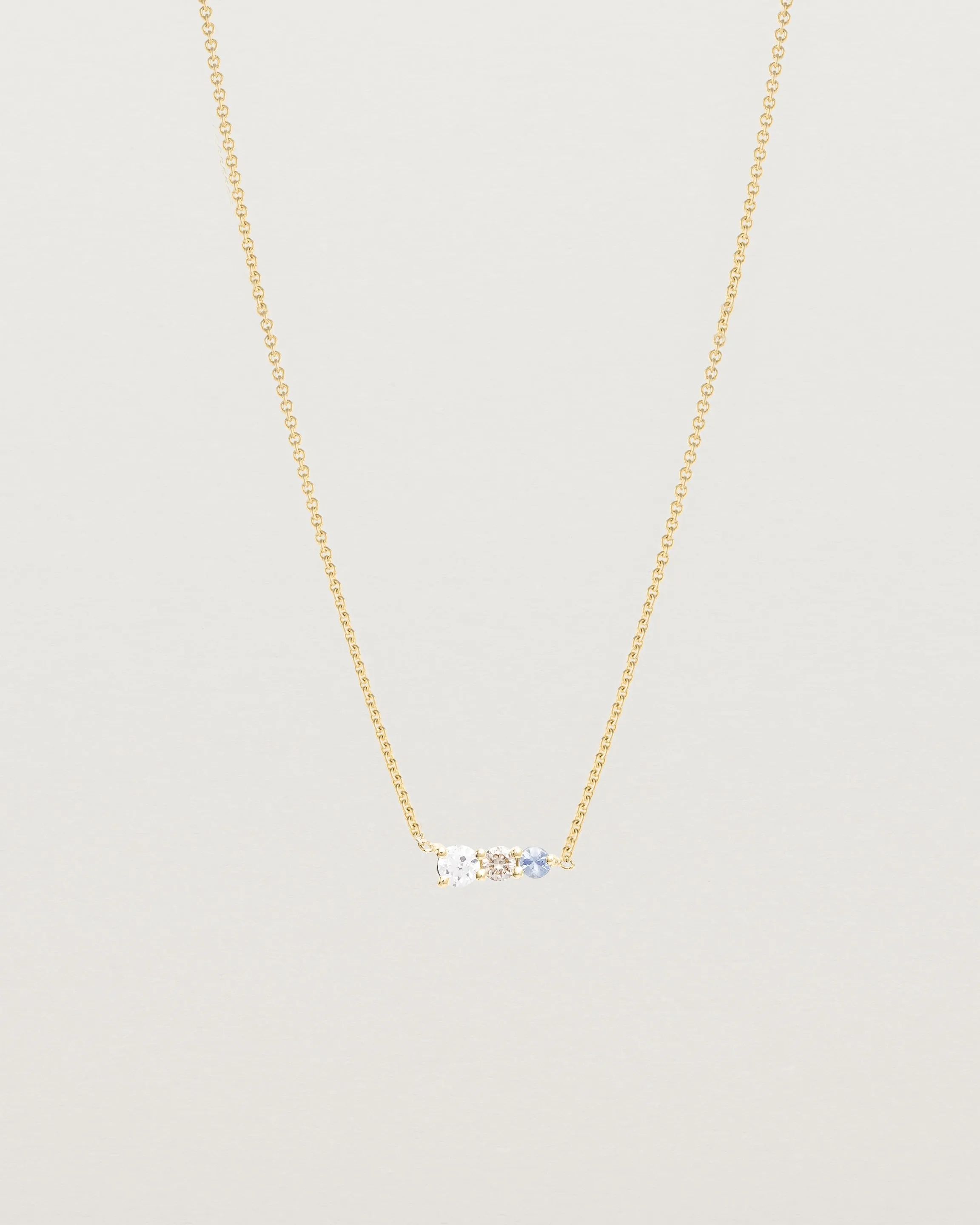 Ode Necklace | Diamonds & Ceylon Sapphire