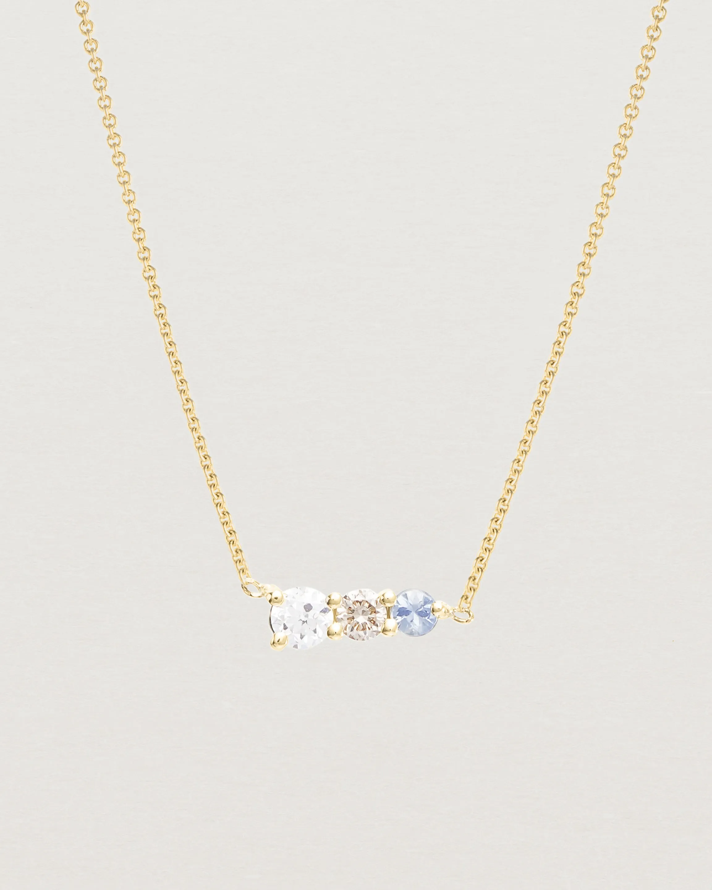 Ode Necklace | Diamonds & Ceylon Sapphire