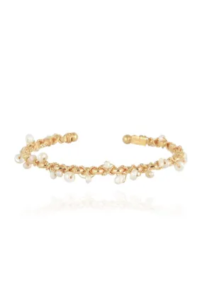 Orphee Jonc O Bracelet in Pearls