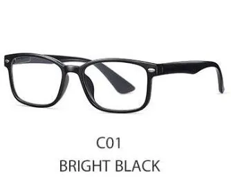 Oveliness Unisex Full Rim Square Tr 90 Titanium Presbyopic Reading Glasses 6102