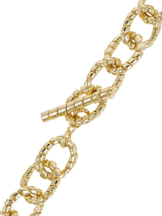 Paola Sighinolfi   Cress chain collar necklace 