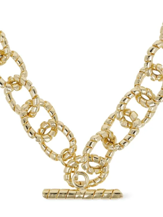 Paola Sighinolfi   Cress chain collar necklace 