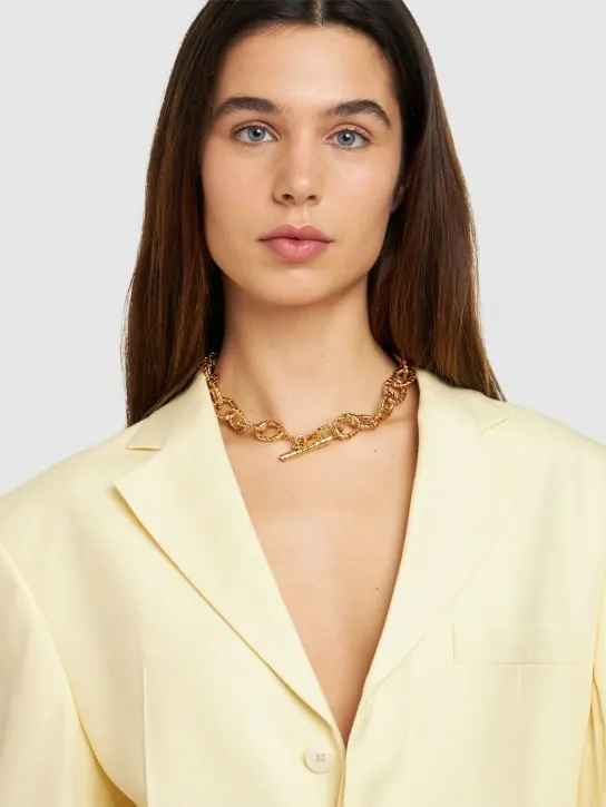 Paola Sighinolfi   Cress chain collar necklace 