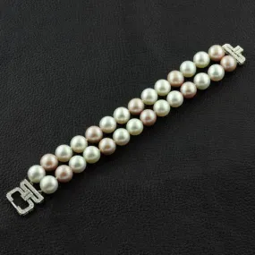 Pearl & Diamond Bracelet