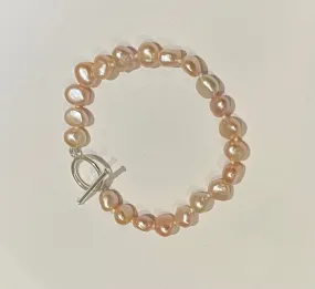 Pearl Bracelet (Dusky Pink)