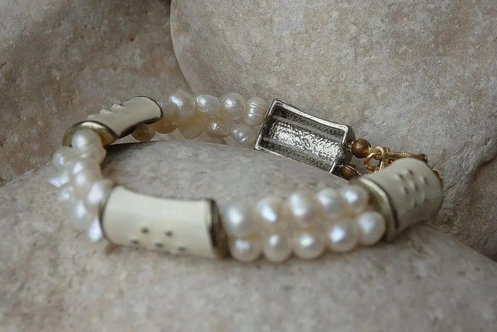 Pearl bracelet.