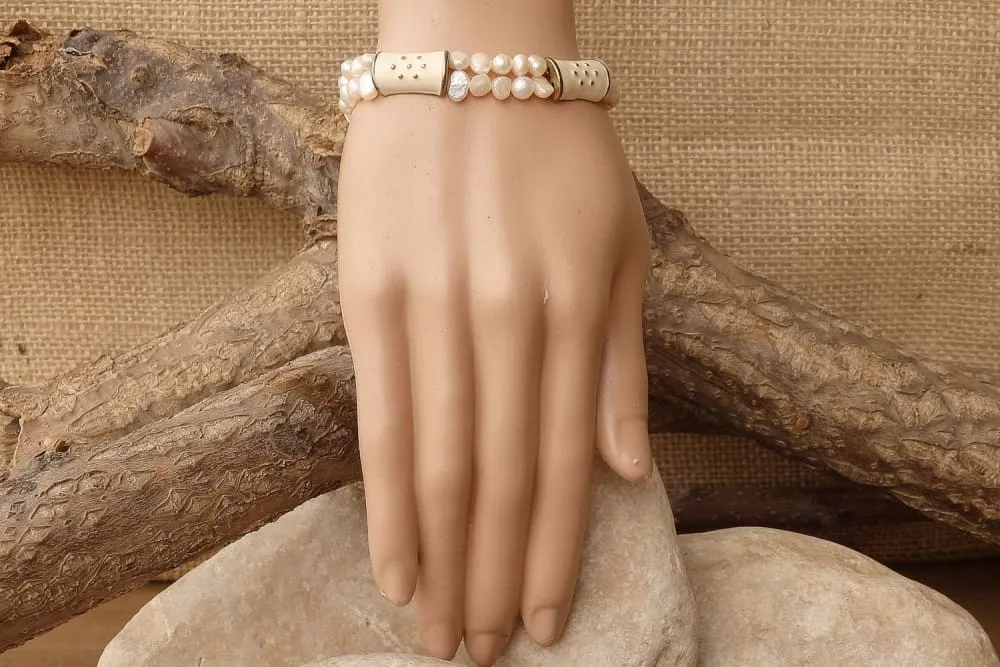 Pearl bracelet.