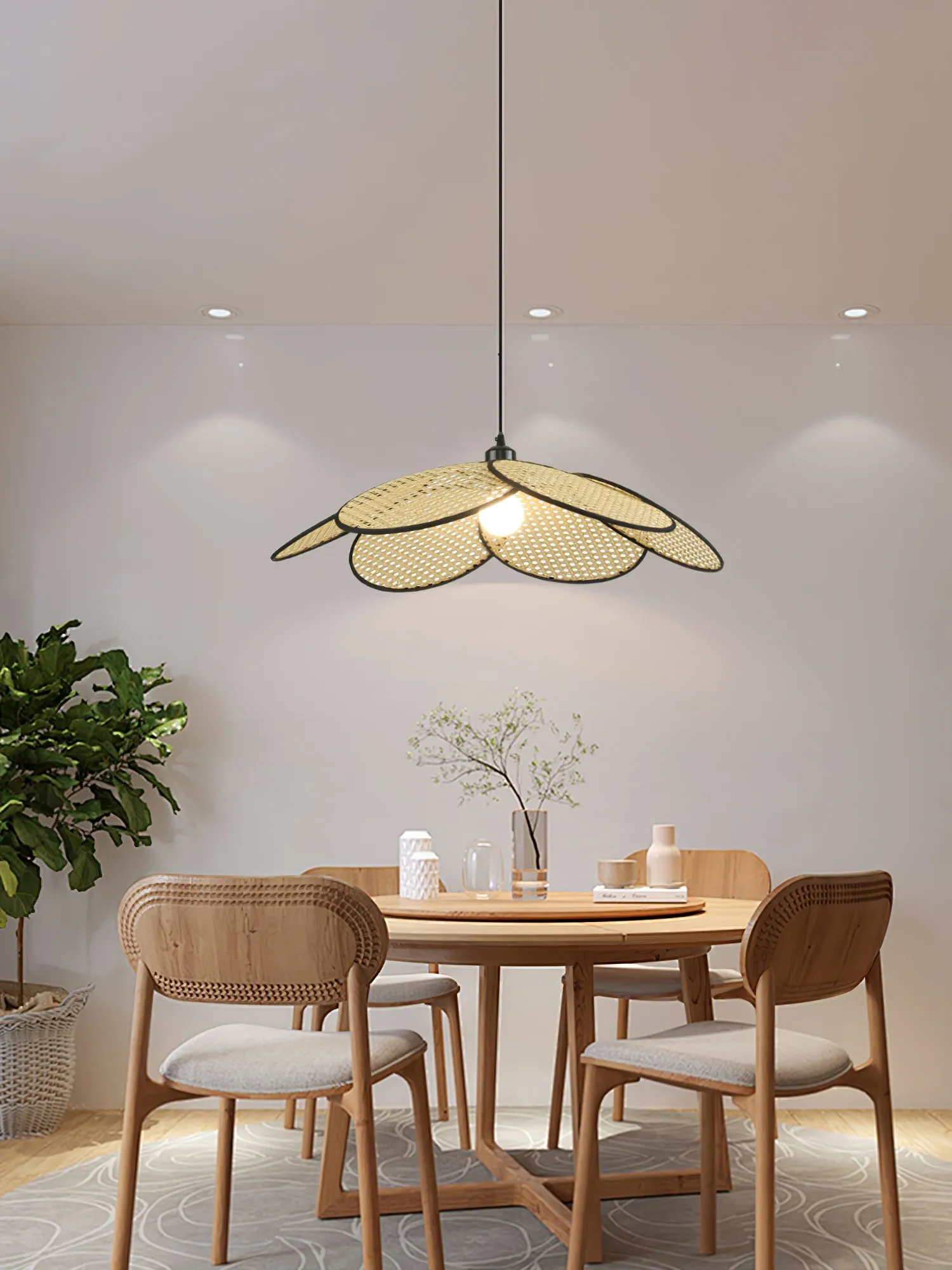 Petals Rattan Pendant Lamp