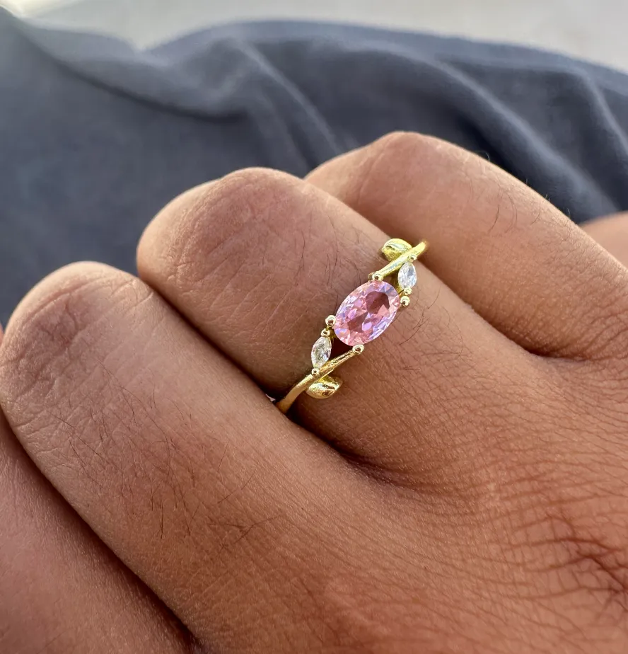 pink vine ring