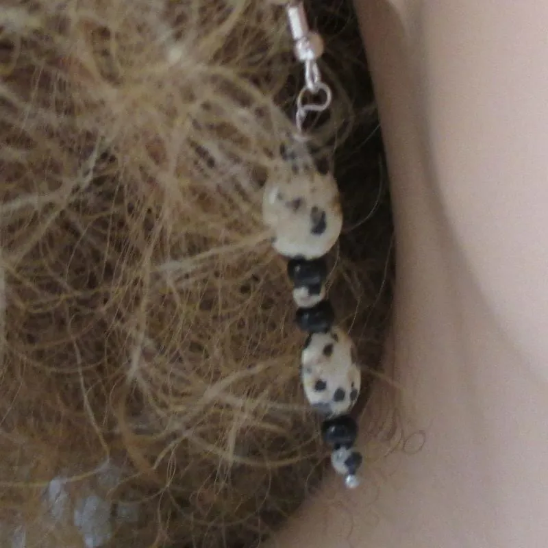 Poppy Seed Jasper Gemstone Earrings