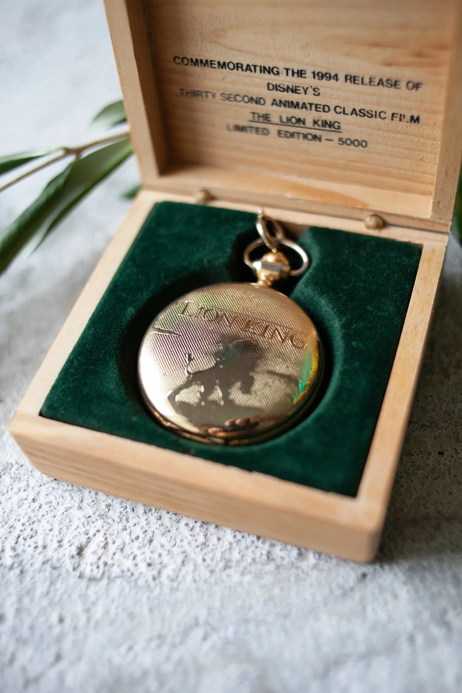 Premium Vintage: Mufasa & Simba Pocketwatch