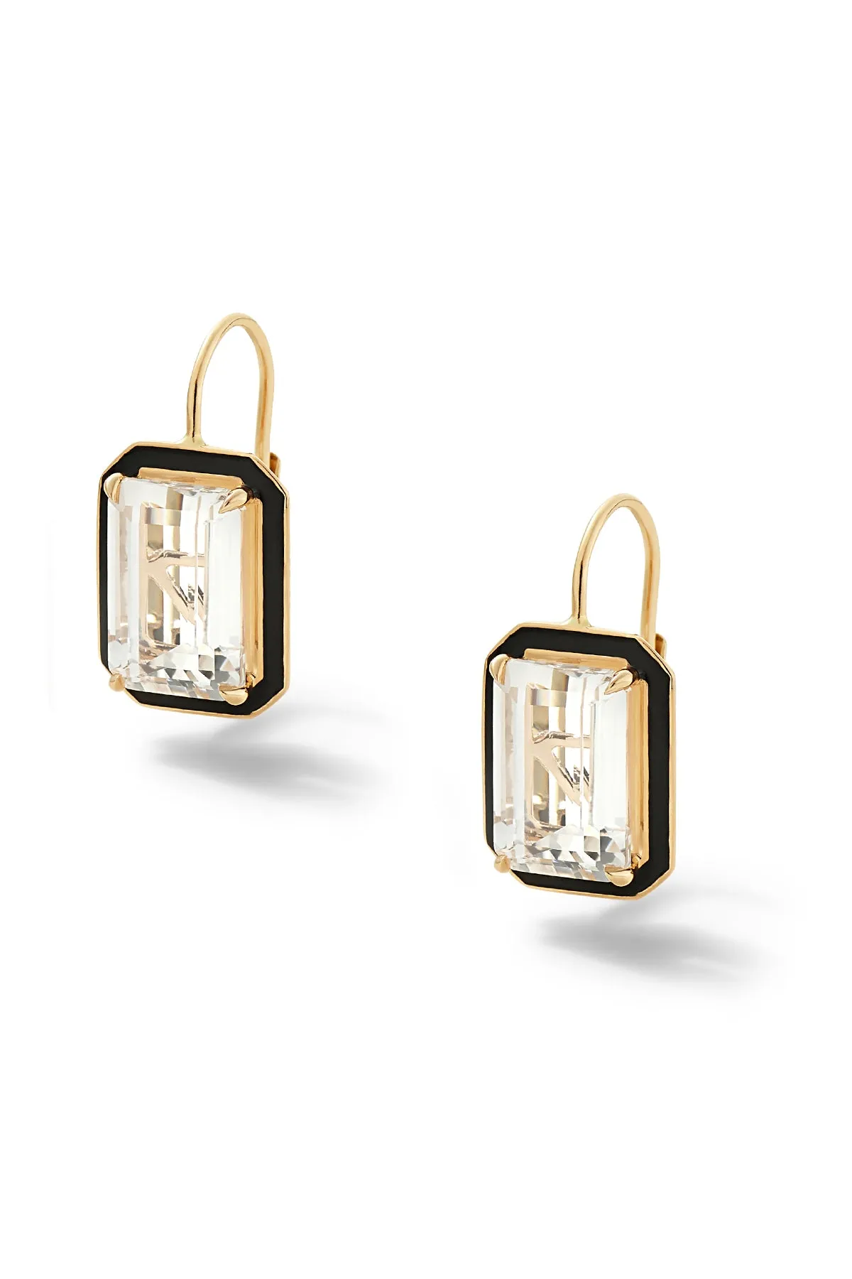 Rectangular Cocktail Drops - White Topaz