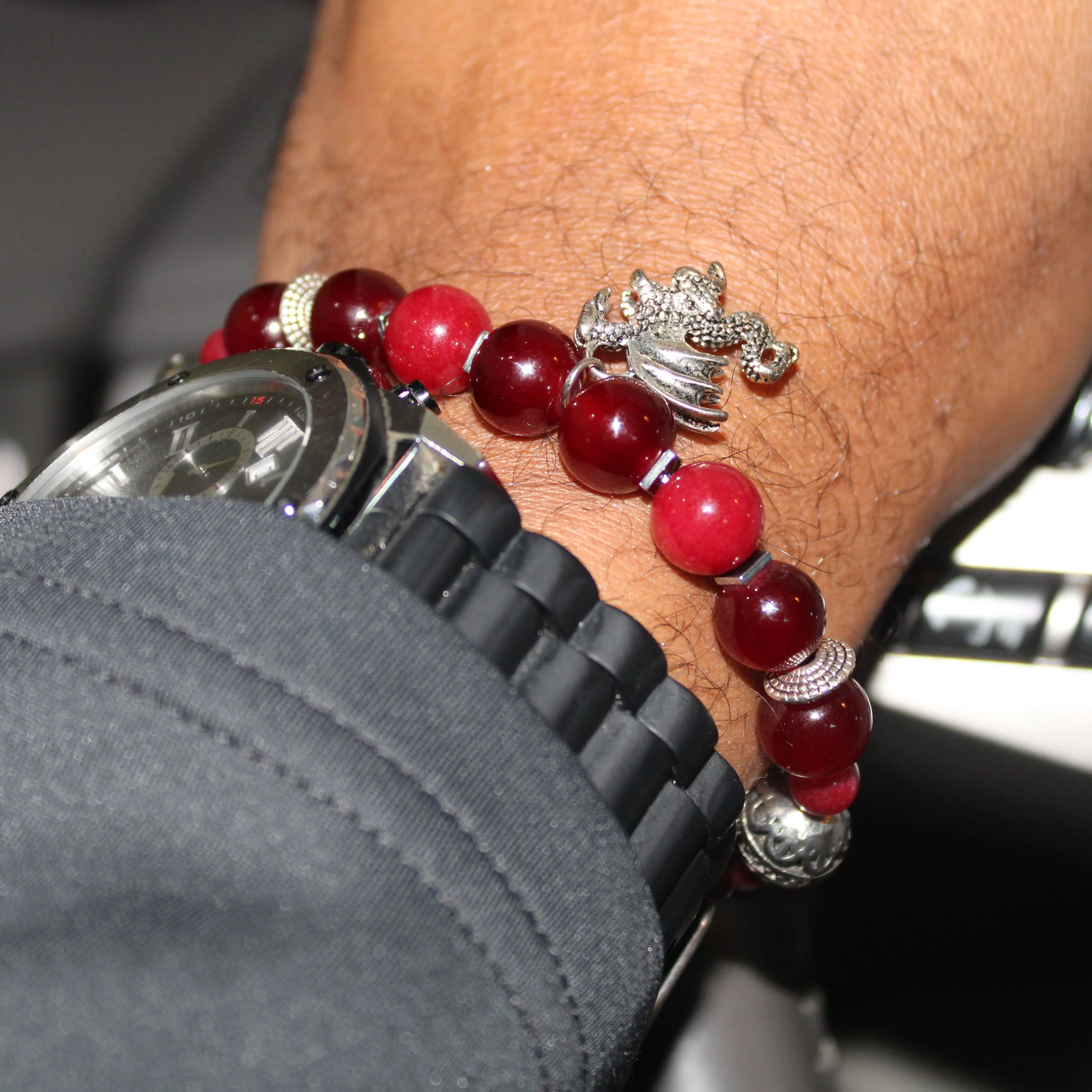 Red Dragon Charm Bracelet